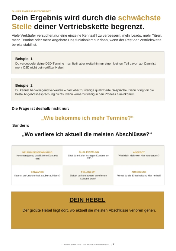 Seite 6 des Skripts: Das Big Picture der Vertriebskette